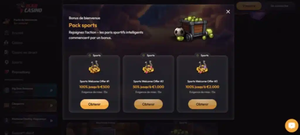 bonus sport madcasino