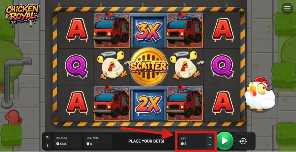 sélectionner mise chicken royal
