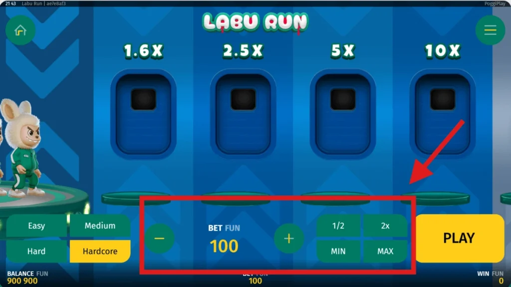 miser sur labu run