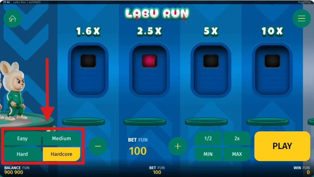 niveaux de risque labu run