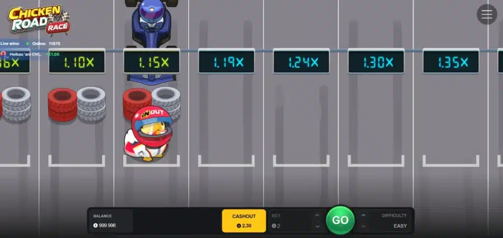 avis chicken road race en argent