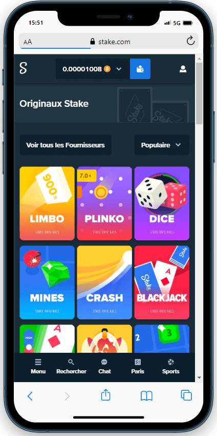 mobile stake casino