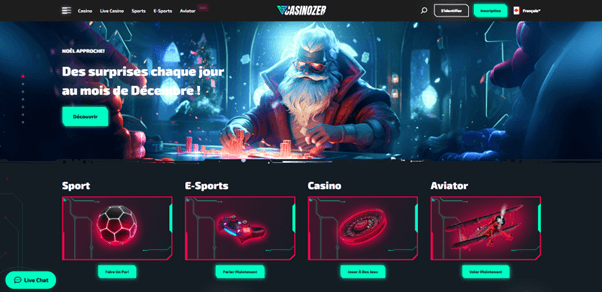 site officiel casinozer