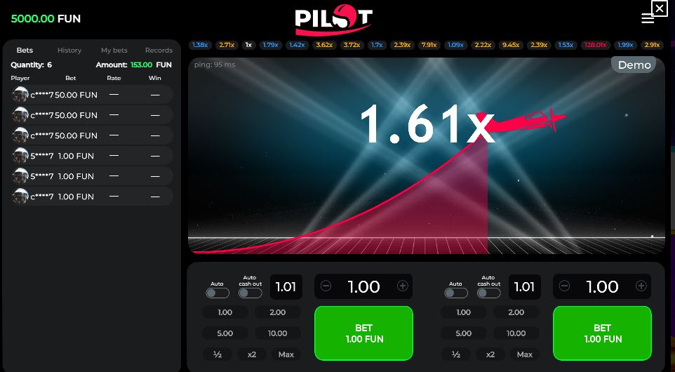 jeu pilot gamzix