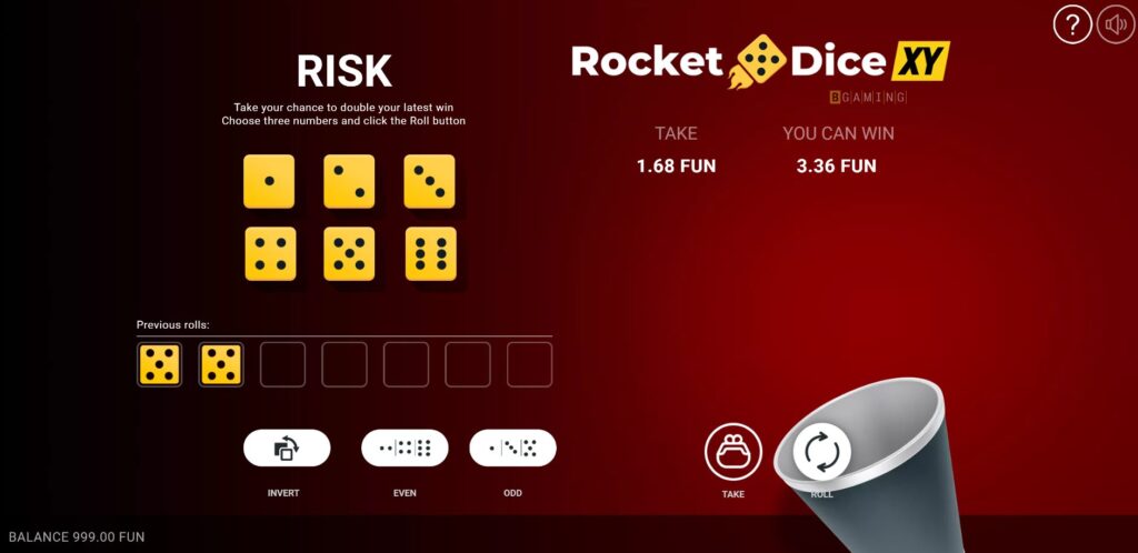 rocket dice xy risque élevé