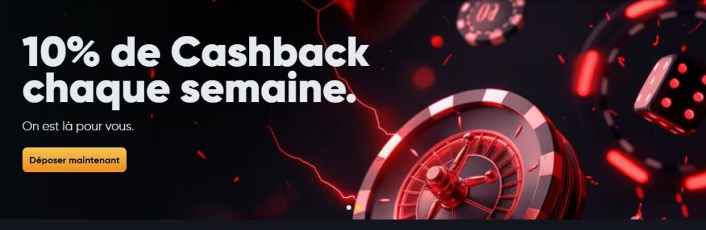 cashback instant casino