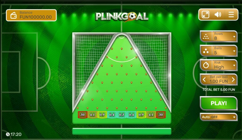 plinkgoal jeu