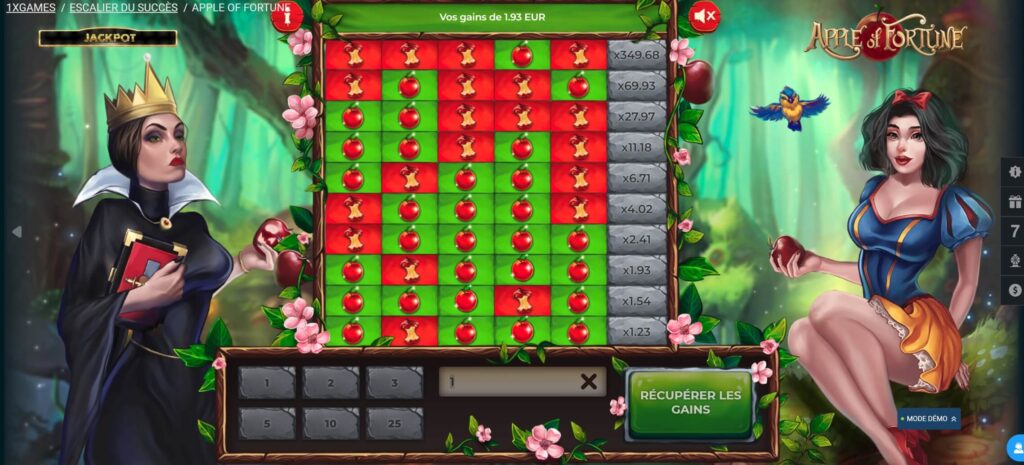 gagner apple of fortune casino