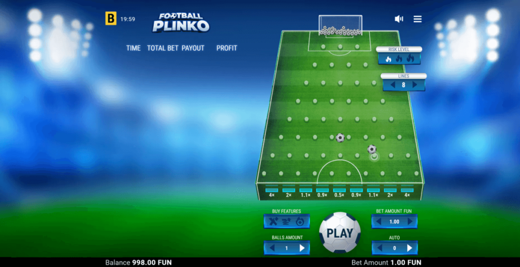jouer à football plinko