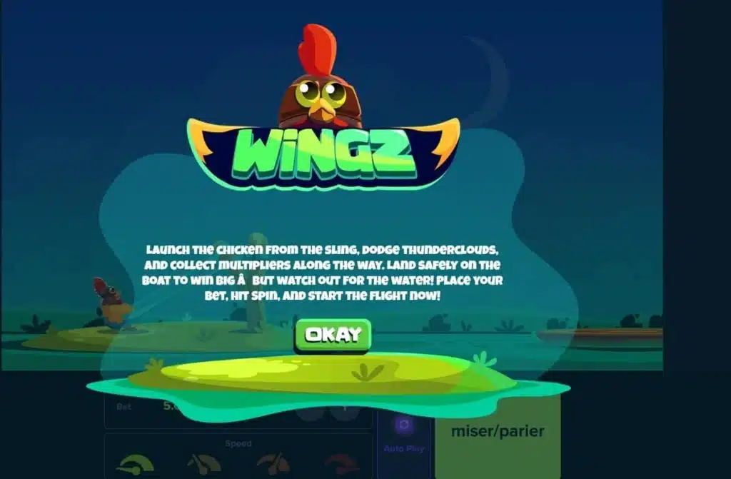 jouer à wingz au casino