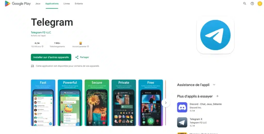 télécharger telegram