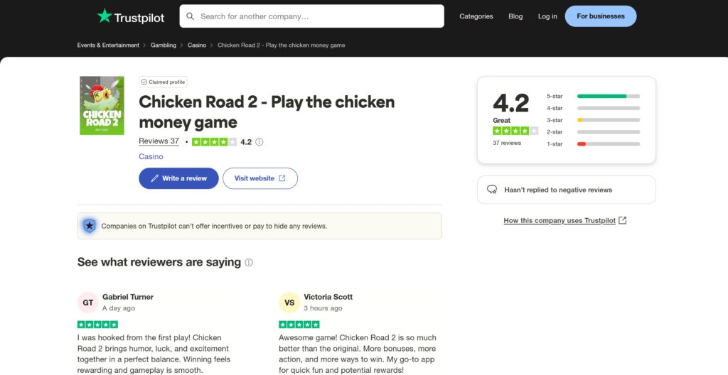 trustpilot chicken road