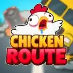 chicken route logo turbo games